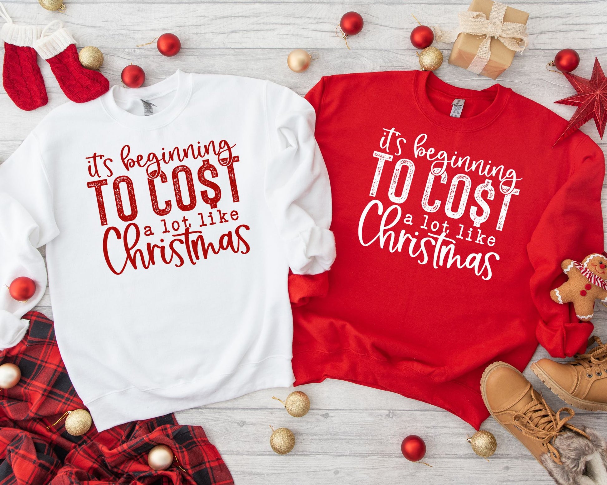 It's Beginning to Cost a lot like Christmas Crew La Bella Rose Boutique