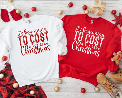 It's Beginning to Cost a lot like Christmas Crew La Bella Rose Boutique