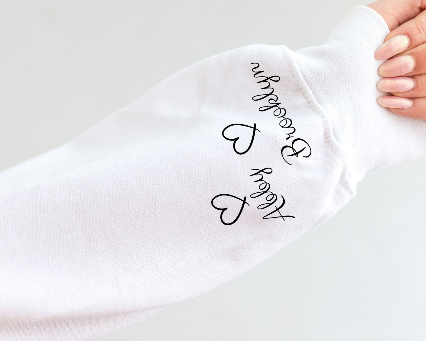 This Mama Wears Her Heart on Her Sleeve Sweatshirt