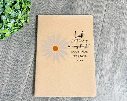 Girls Camp Journal, Look Unto Christ Notebook, 2025 LDS Youth Theme, Customized Notebook, Young Women, Girls camp gift, Gift for youth