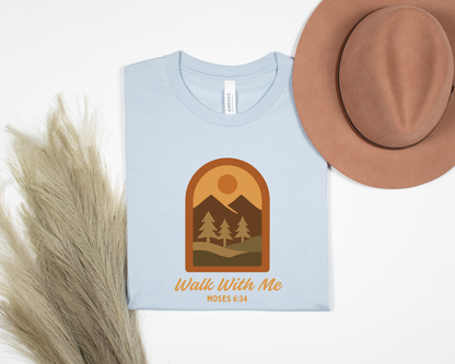 2026 Girls Camp | Walk With Me | Moses 6:34 | Footsteps Sweatshirt La Bella Rose Boutique