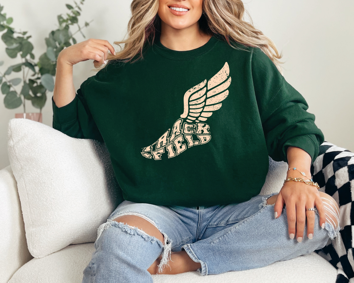 Track & Field Sweatshirts La Bella Rose Boutique