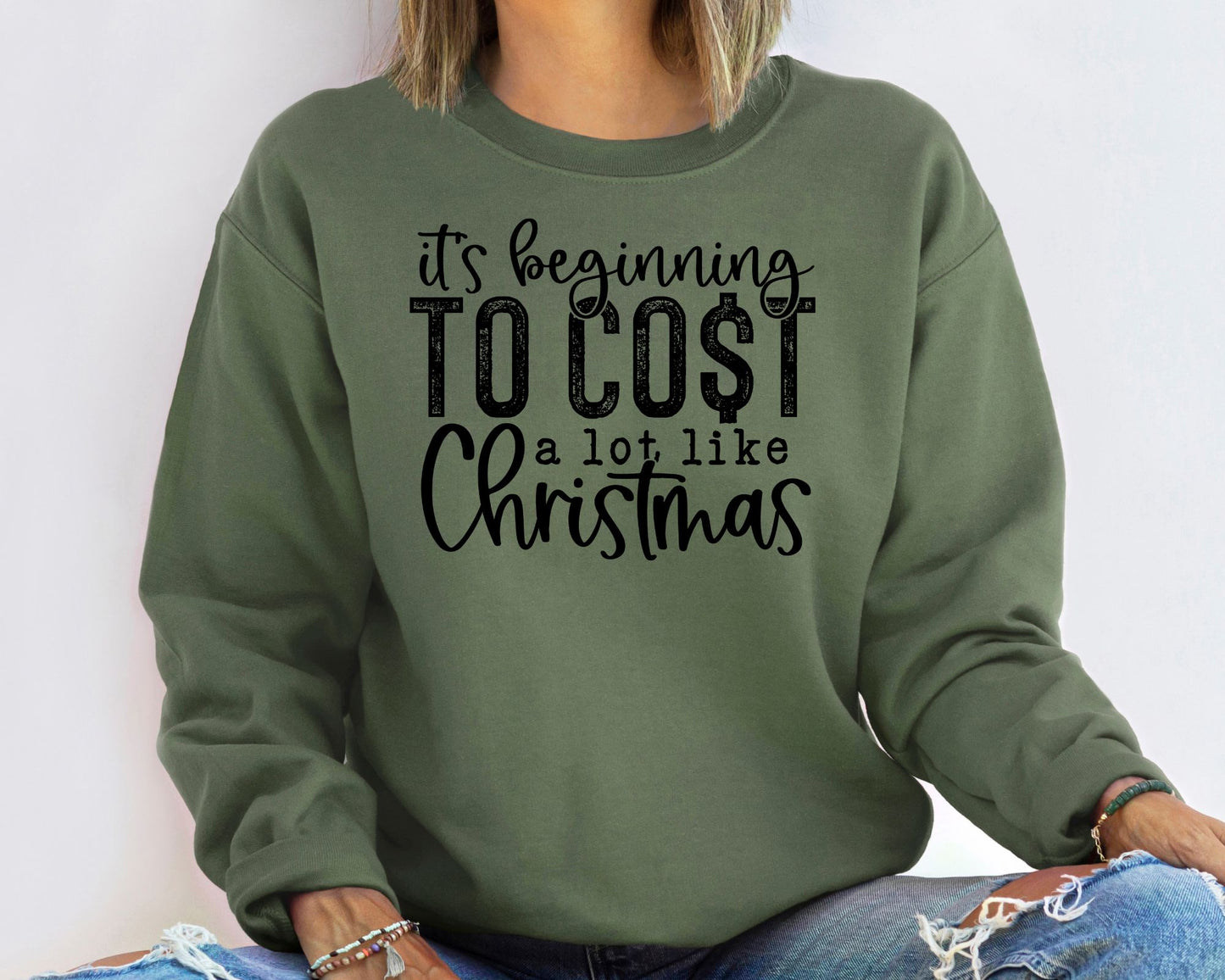 It's Beginning to Cost a lot like Christmas Crew La Bella Rose Boutique
