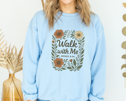 2026 Girls Camp | Walk With Me | Moses 6:34 | Sweatshirt La Bella Rose Boutique