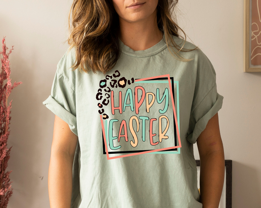 Happy Easter Comfort Color Tee