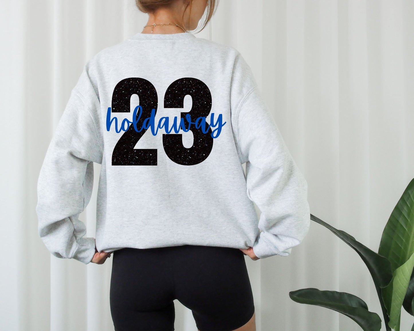 Personalized Name and Number Soccer Mom Sweatshirt