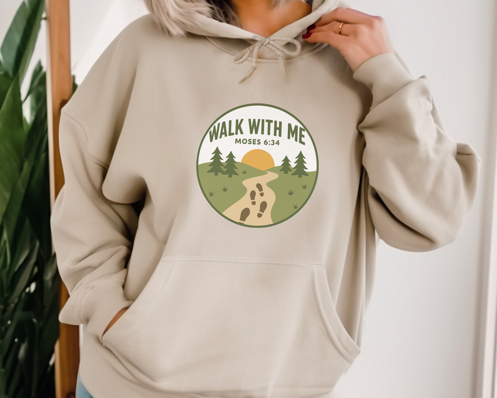 2026 Girls Camp | Walk With Me | Moses 6:34 | Mountain View Hoodie La Bella Rose Boutique