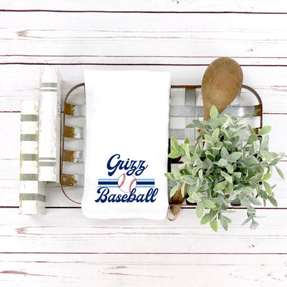 Retro Baseball Tea Towel