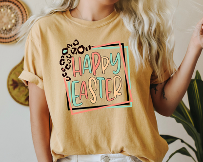 Happy Easter Comfort Color Tee