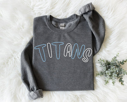 Personalized Bubble Mascot Sweatshirt