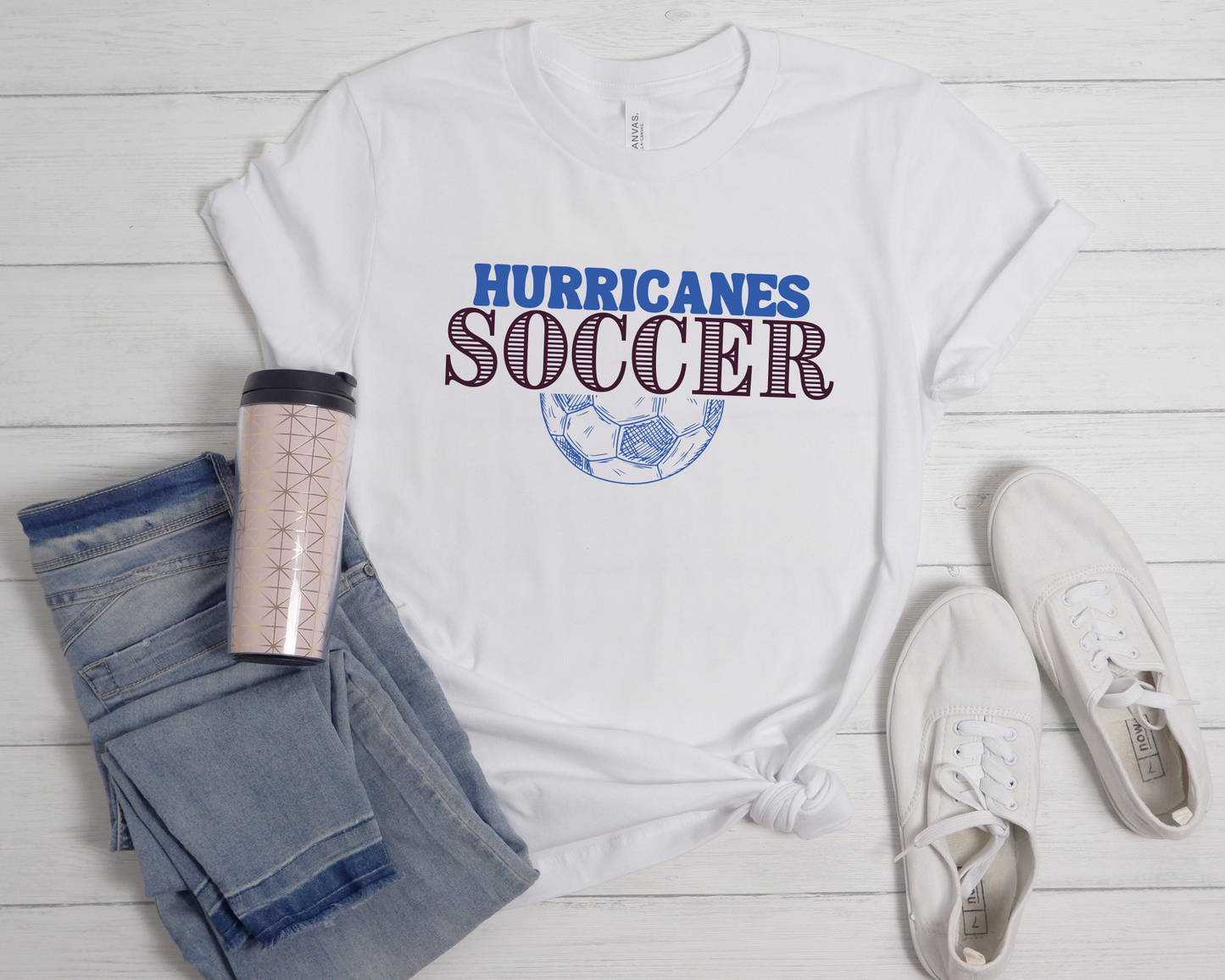 Custom Vintage Soccer Tee