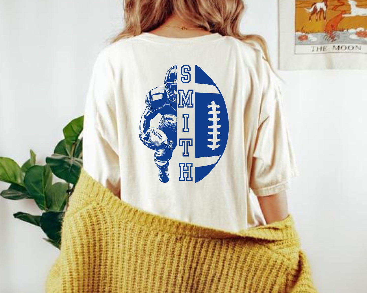 Personalized Football Tee La Bella Rose Boutique