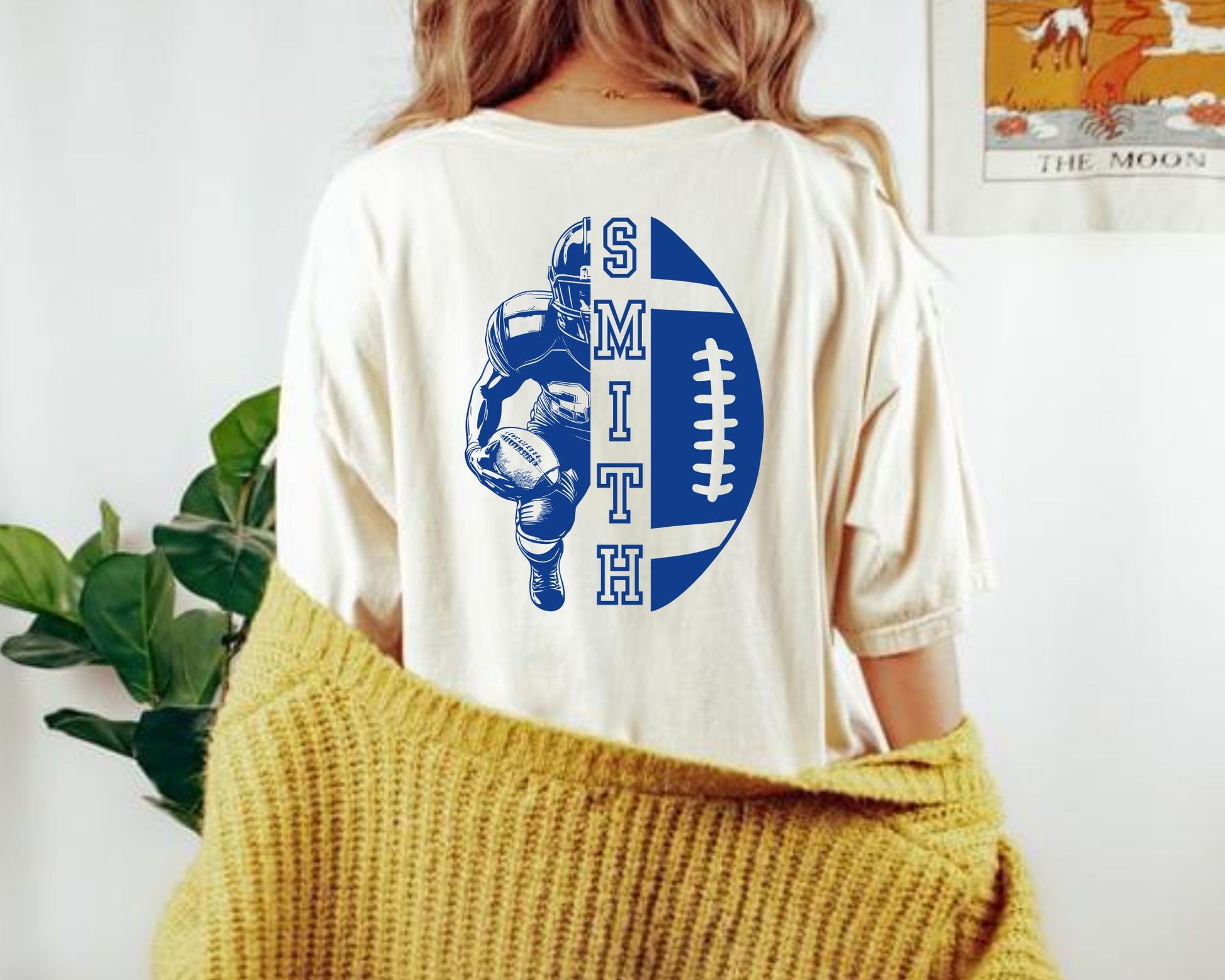 Personalized Football Tee La Bella Rose Boutique