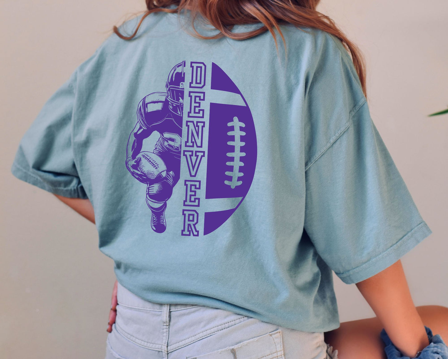 Personalized Football Tee La Bella Rose Boutique