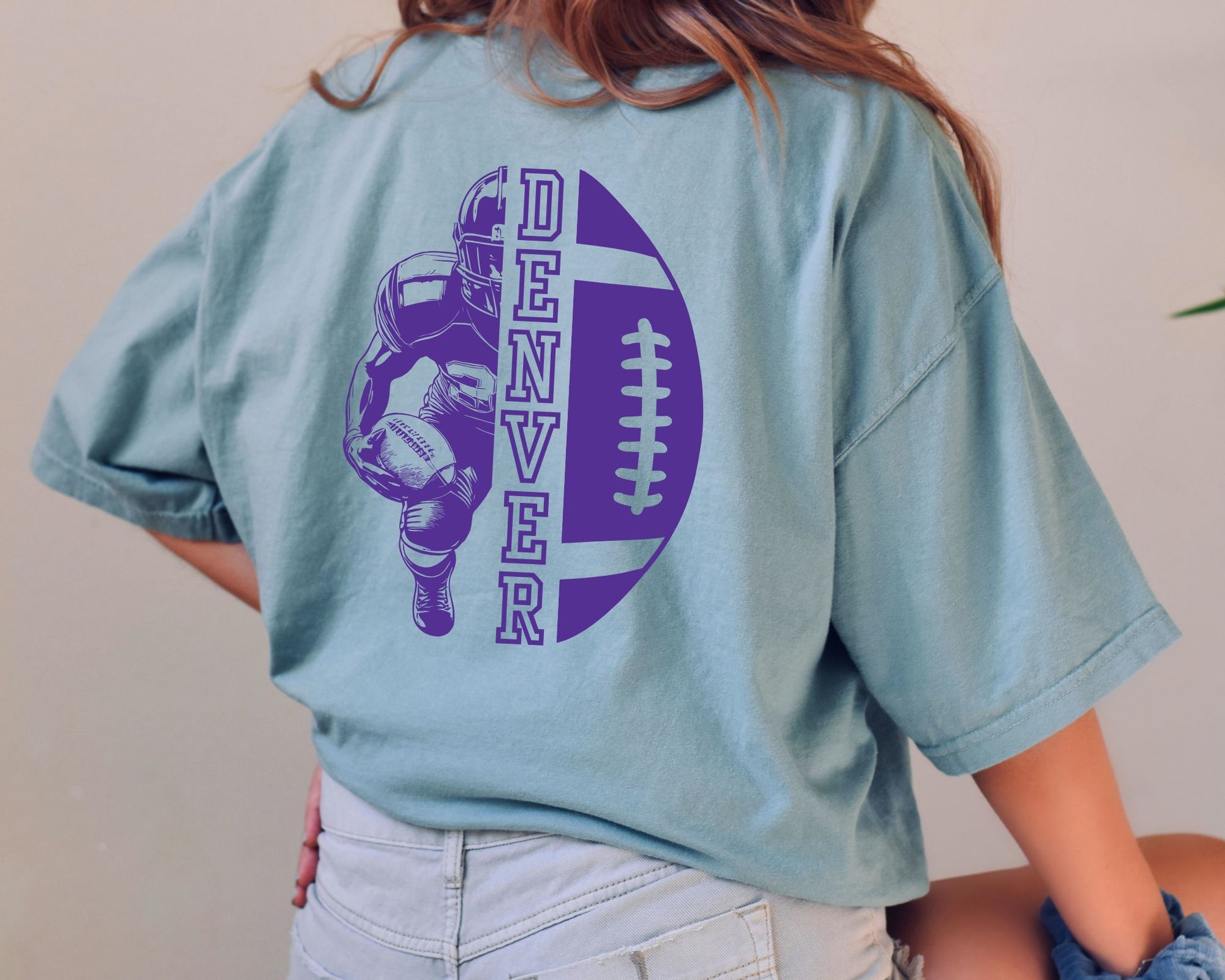 Personalized Football Tee La Bella Rose Boutique