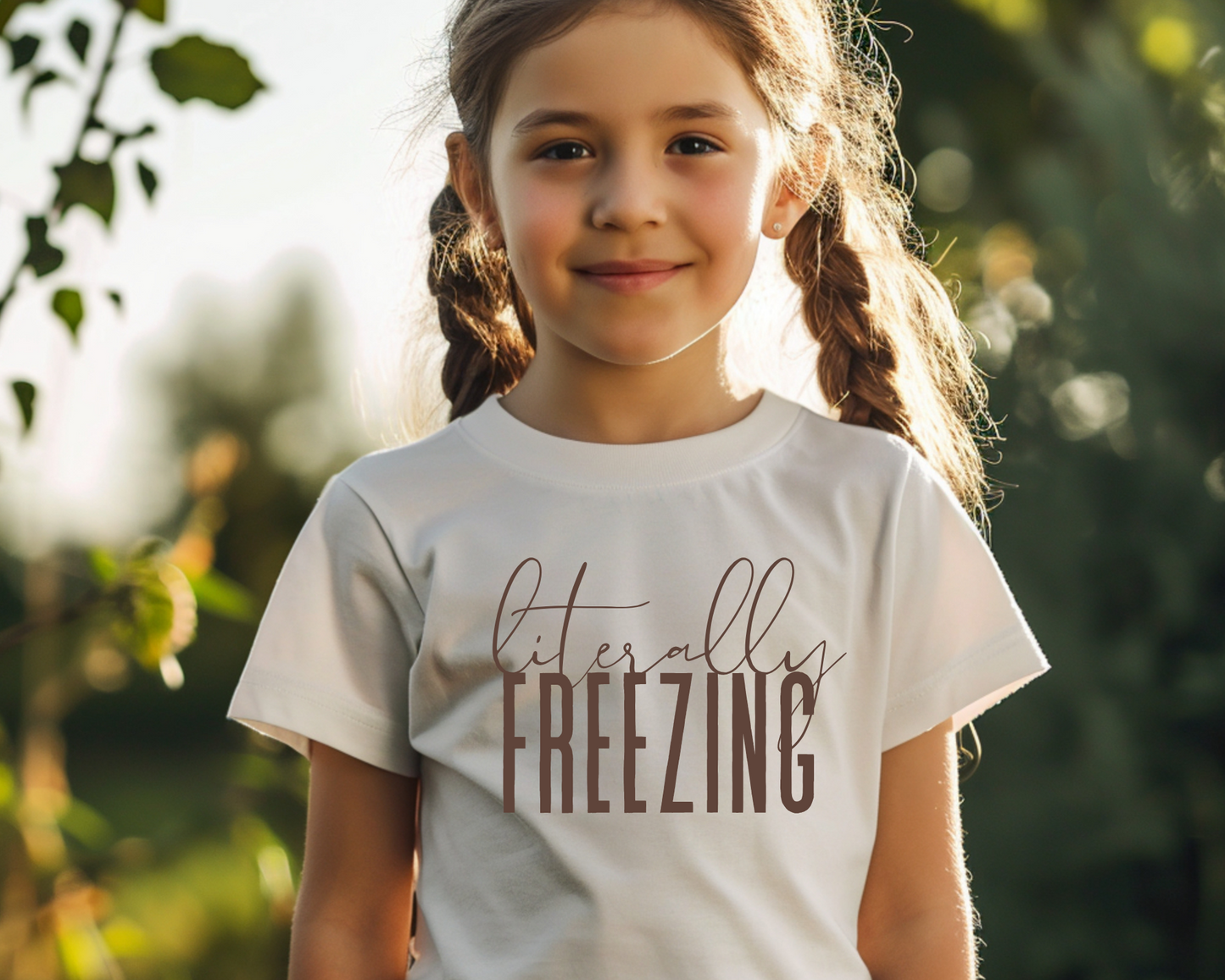 Literally Freezing Tee Youth Size