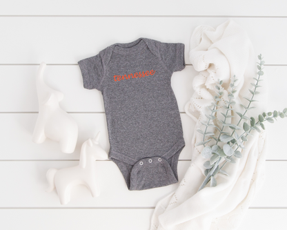 Embroidered Little State Baby Bodysuit