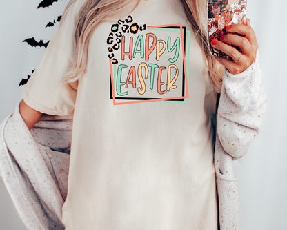 Happy Easter Comfort Color Tee