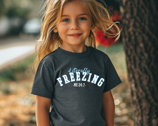 Literally Freezing Tee Youth Size