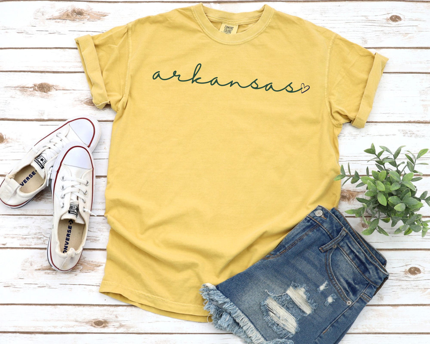 Cursive State Tee