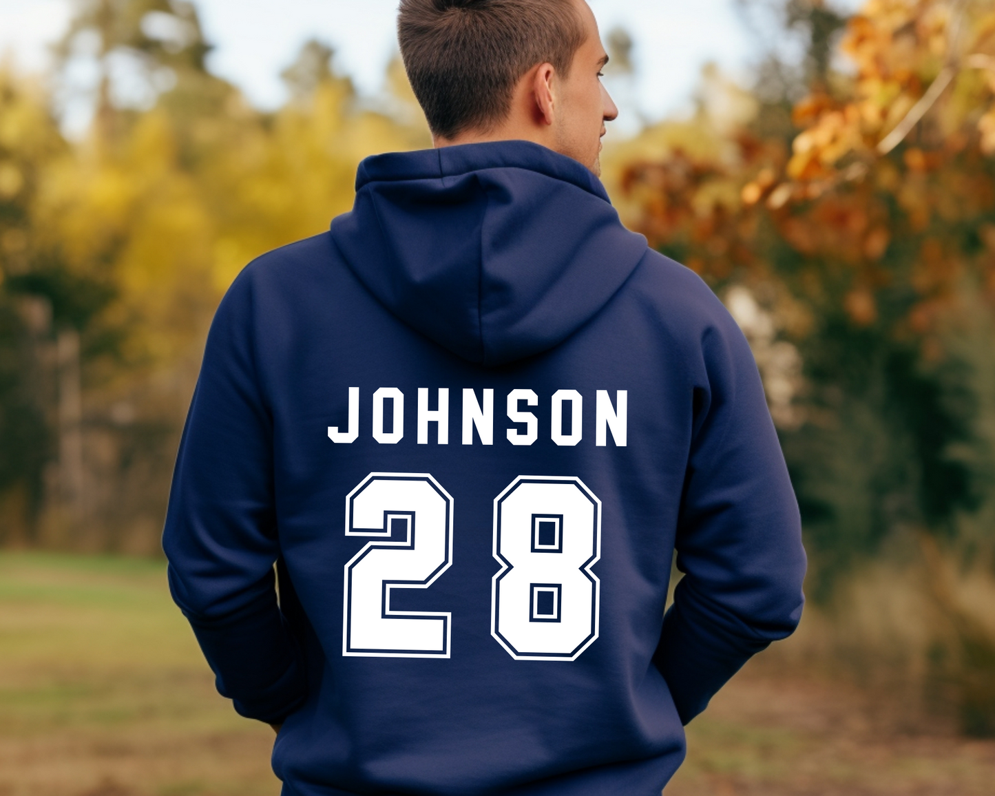 Custom Name and Number Basketball Hoodie