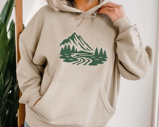 2026 Girls Camp | Walk With Me | Moses 6:34 | Green Image Hoodie La Bella Rose Boutique