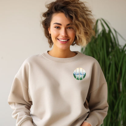 Walk With Me | Moses 6:34 | Sunset Sweatshirt Sunsets La Bella Rose Boutique