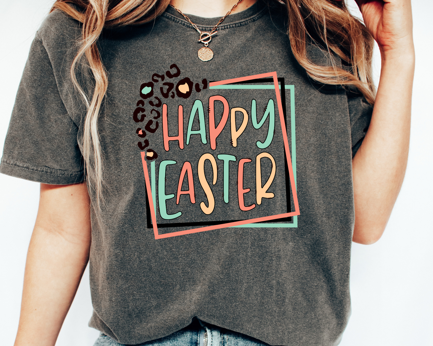 Happy Easter Comfort Color Tee