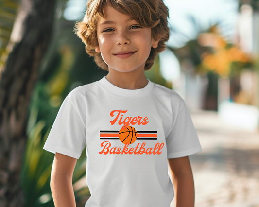 Retro Basketball Tee Youth Size