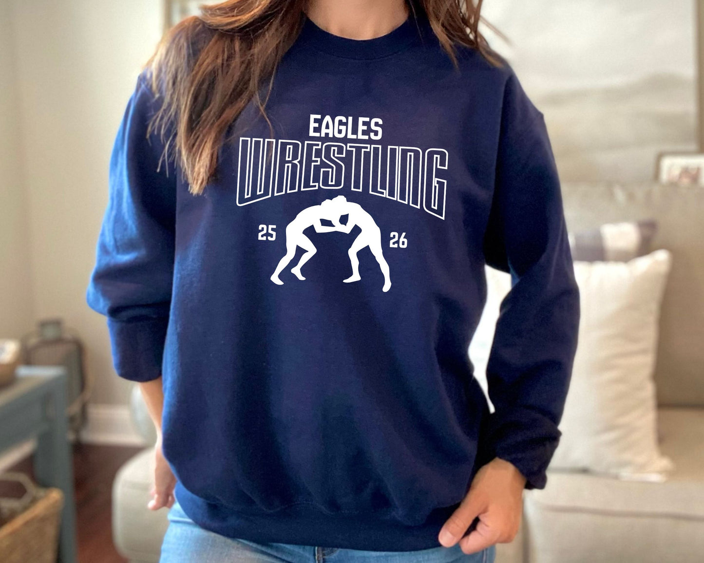 Eagles Wrestling Sweatshirt La Bella Rose Boutique