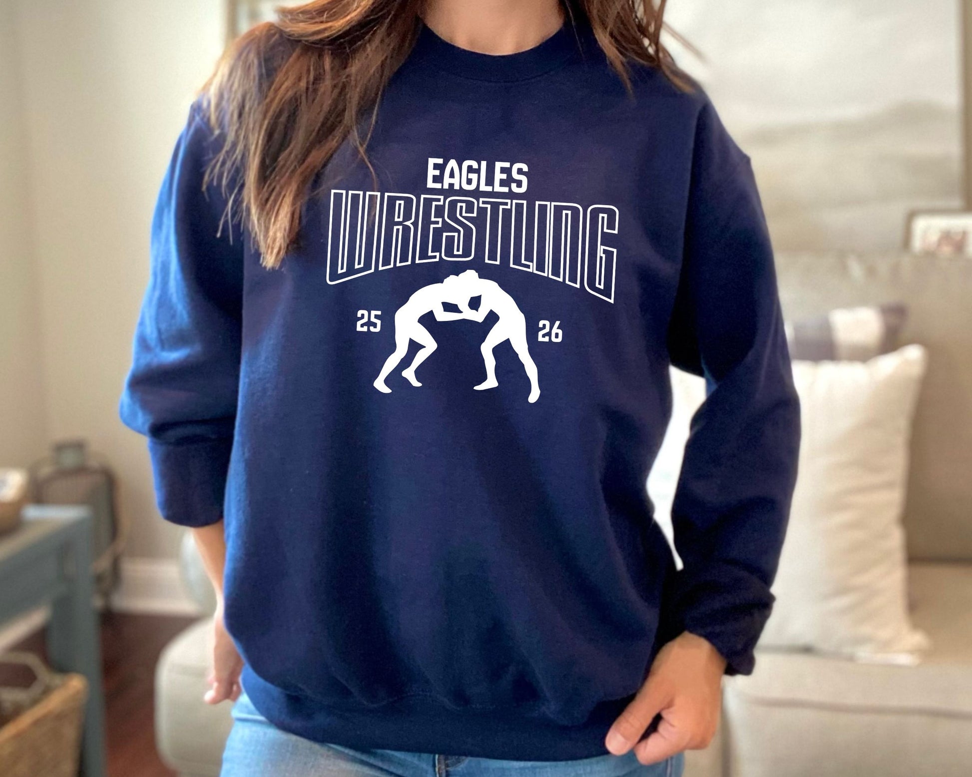 Eagles Wrestling Sweatshirt La Bella Rose Boutique
