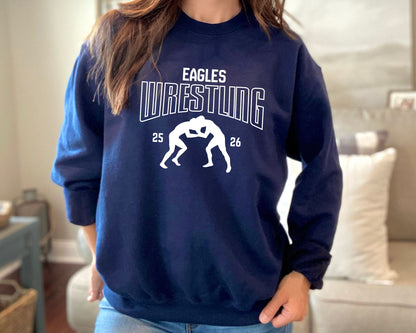 Eagles Wrestling Sweatshirt La Bella Rose Boutique
