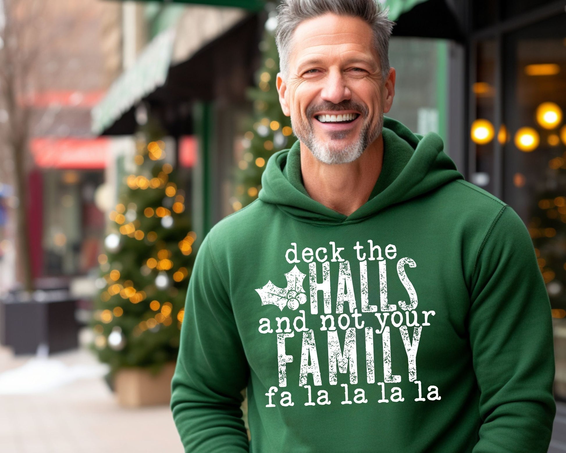 Deck the Halls... Not Your Family Hoodie La Bella Rose Boutique