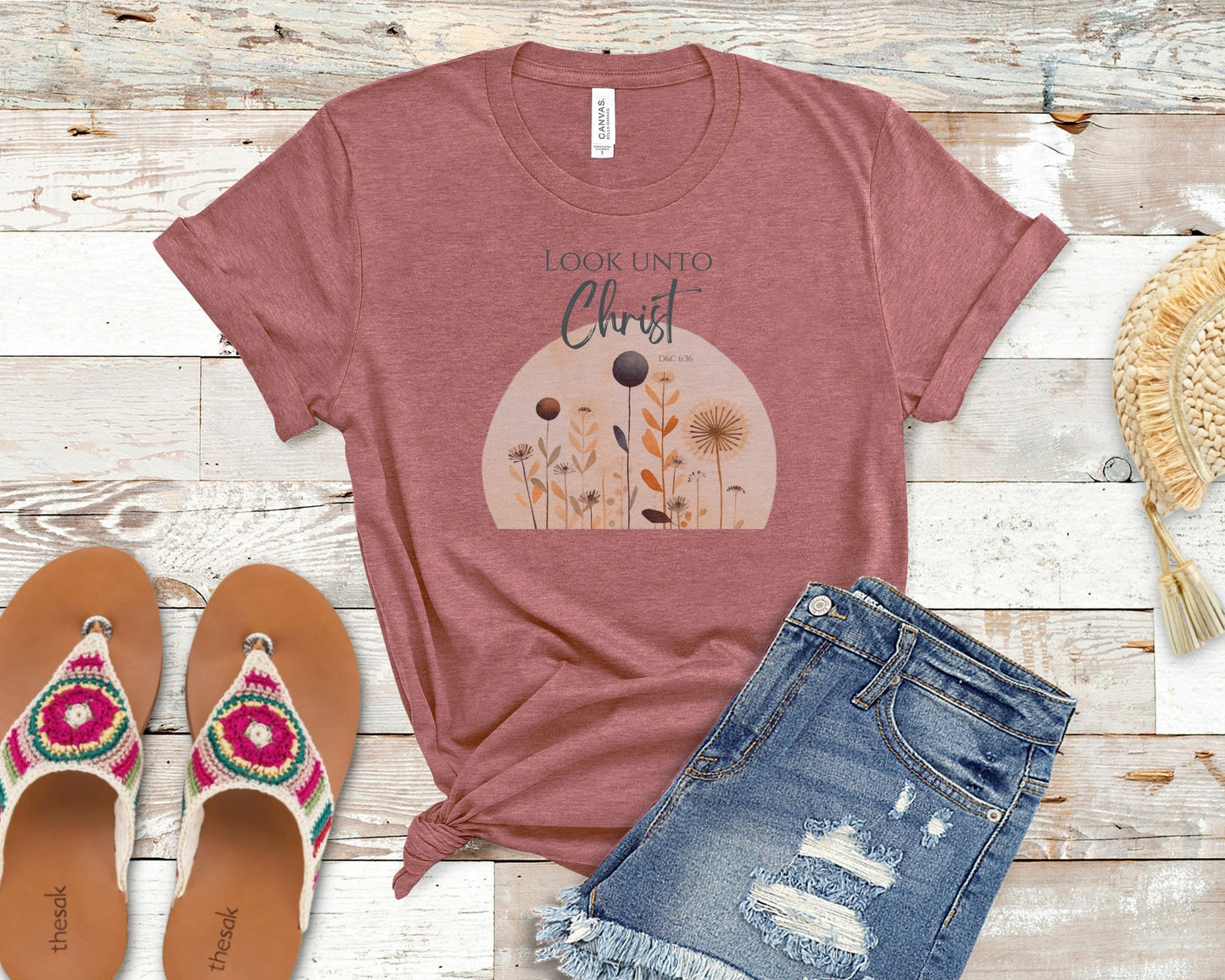 Girls Camp Youth Theme 2025 Tshirt, Look Unto Christ Shirt, Look Unto Me, Doubt not Fear not, Young Women, Bella Canvas TShirt, Gift for her