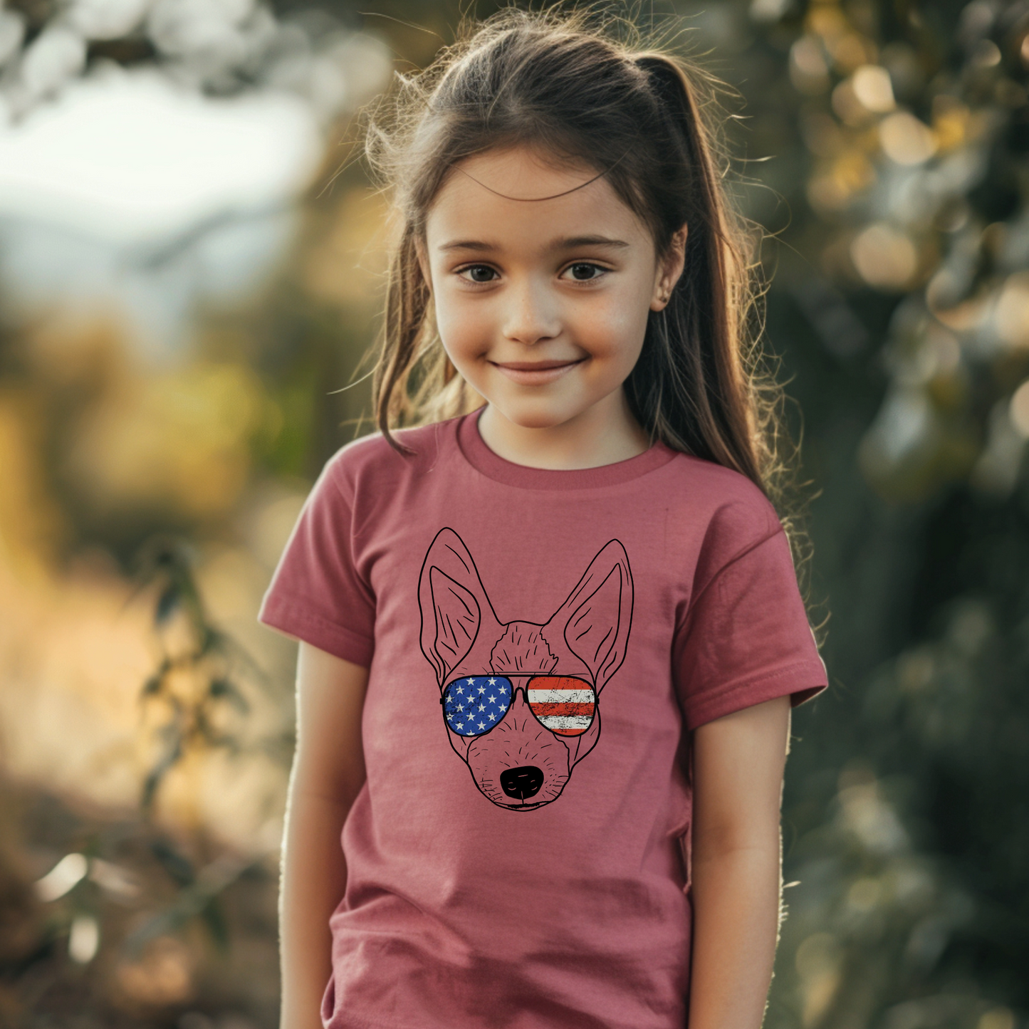 Youth USA Dog Tees