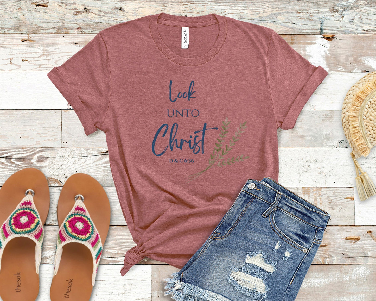 Girls Camp Youth Theme 2025 Tshirt, Look Unto Christ Shirt, Look Unto Me, Doubt not Fear not, Young Women, Bella Canvas TShirt, Gift for her