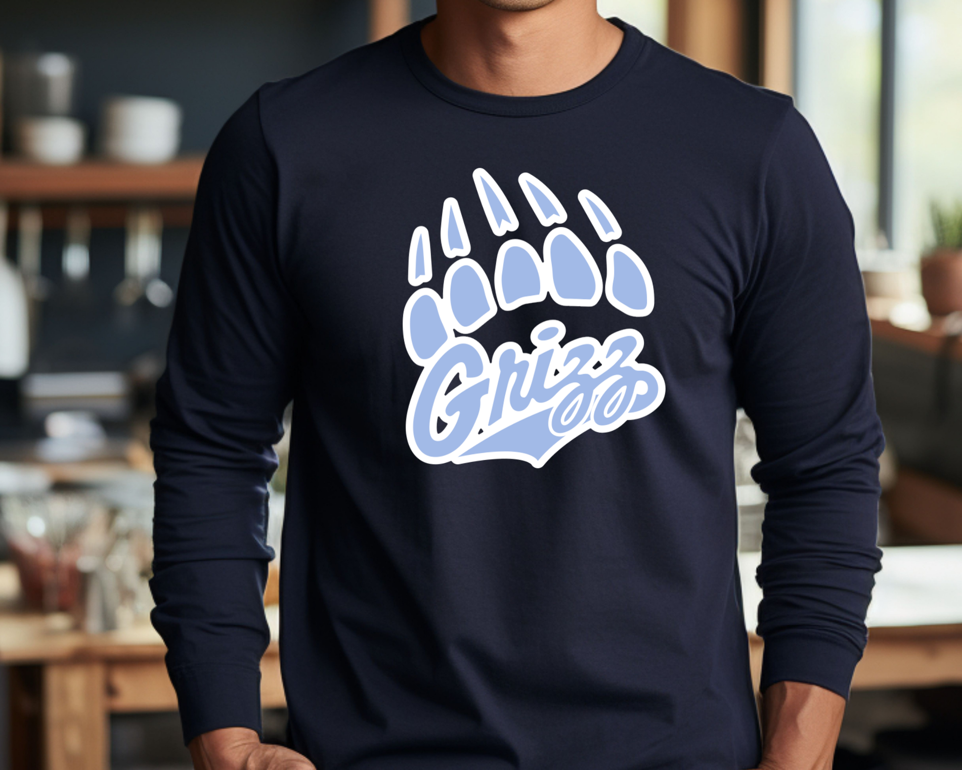 Skyline Grizz "Paw" Long Sleeve La Bella Rose Boutique