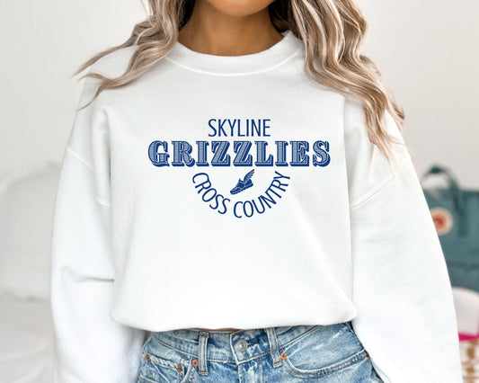 Personalized Mascot Cross Country Sweatshirts