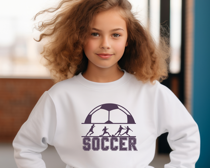 Personalized Soccer Fan Sweatshirt Youth Size