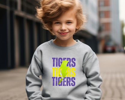 Custom Lightning Tennis Sweatshirt Youth Size