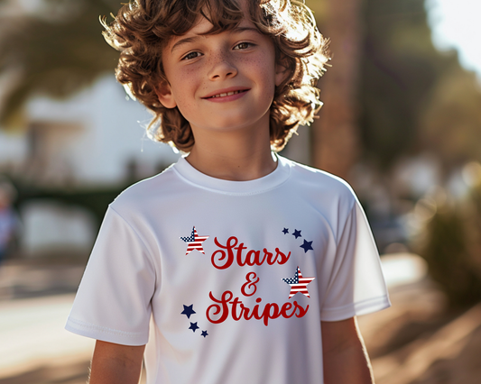 Youth Stars and Stripes Tees