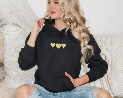 My Heart Embroidered Hoodie