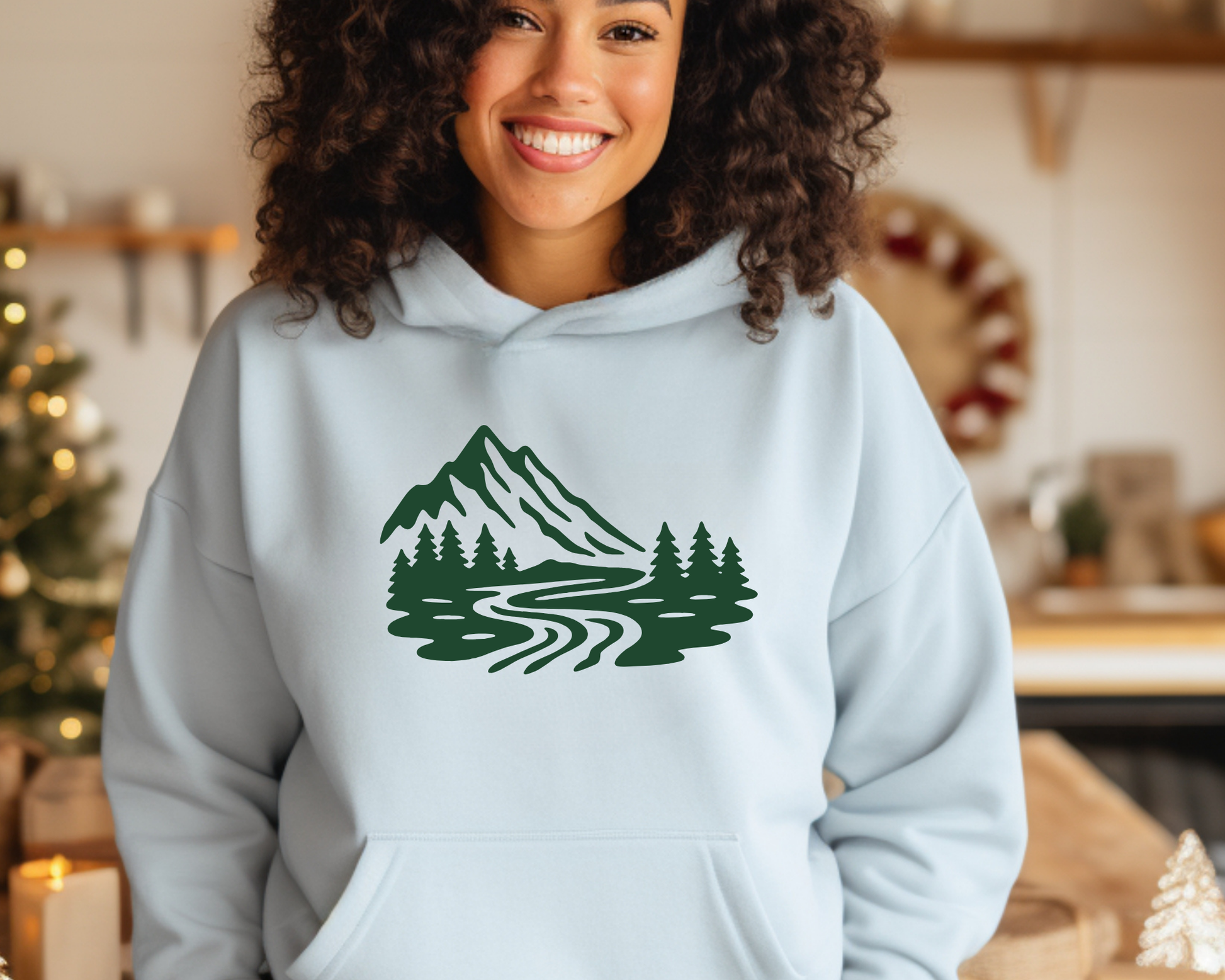 2026 Girls Camp | Walk With Me | Moses 6:34 | Green Image Hoodie La Bella Rose Boutique