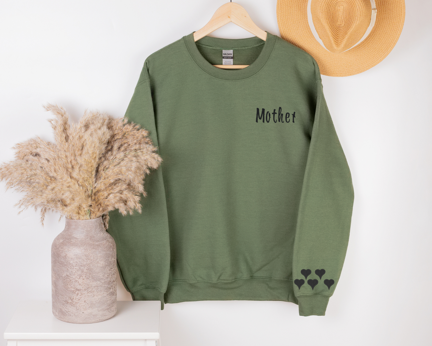 Personalized Mom Embroidered Sweatshirt