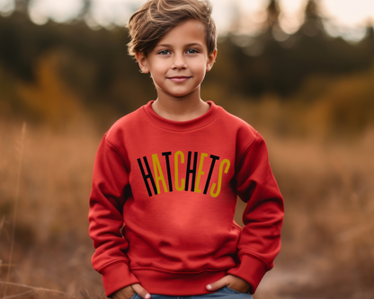 Custom Mascot Sweatshirt Youth Size