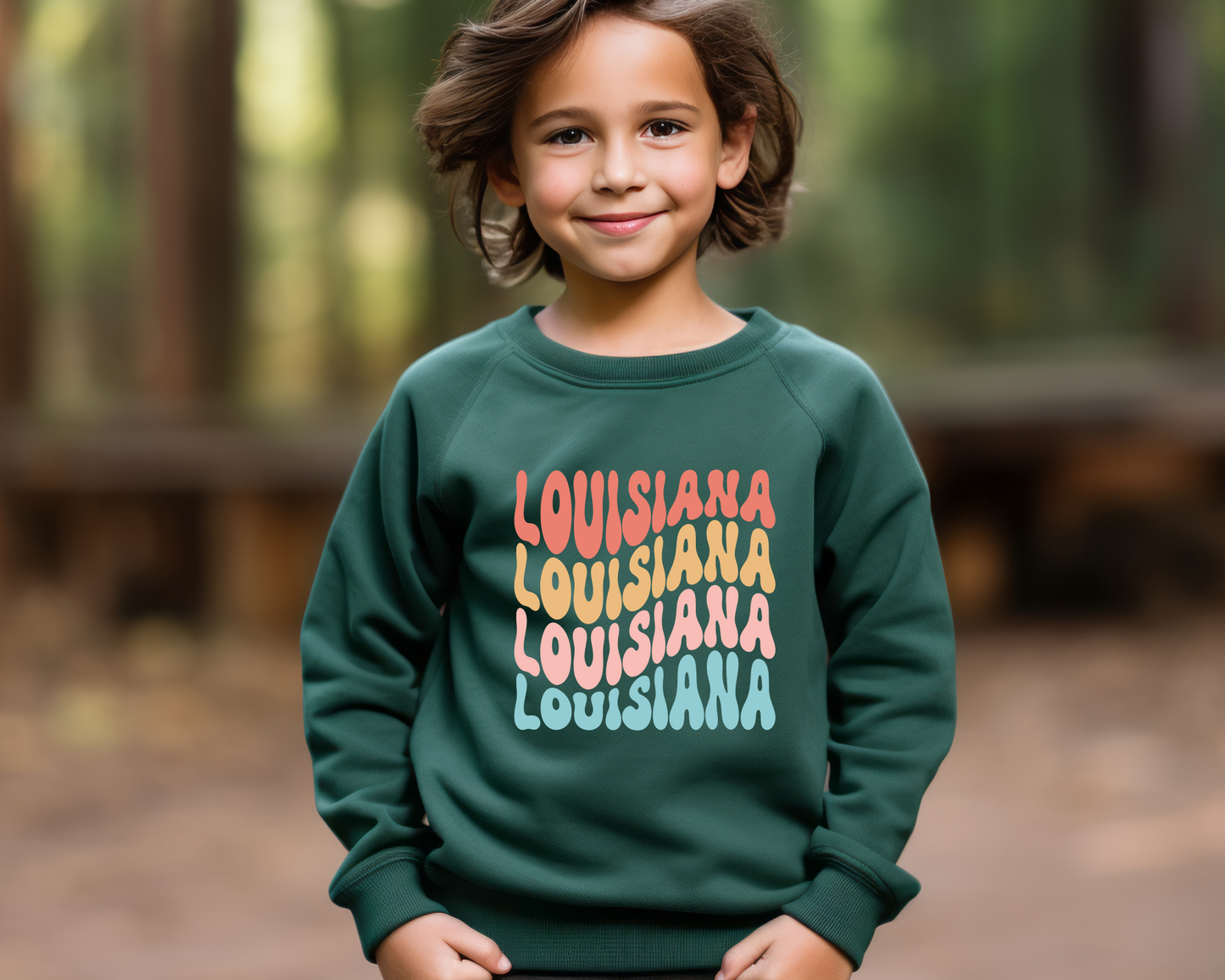 Retro State Sweatshirt Youth Size