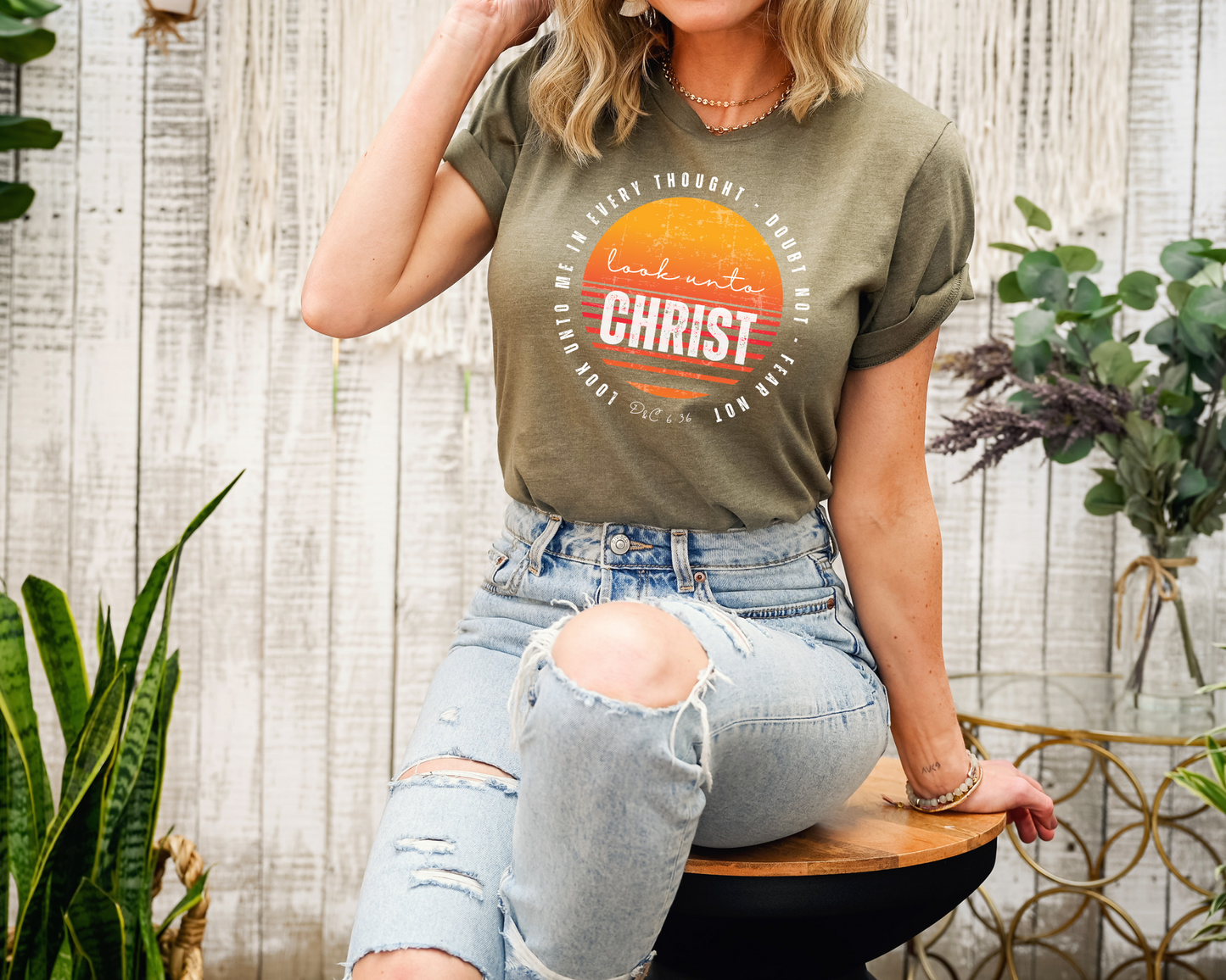 2025 Look Unto Christ Tshirt, Youth Theme, Look Unto Me, Doubt not Fear not, Youth Trek, Youth Camp, Young Women, young Men, Gift for teen