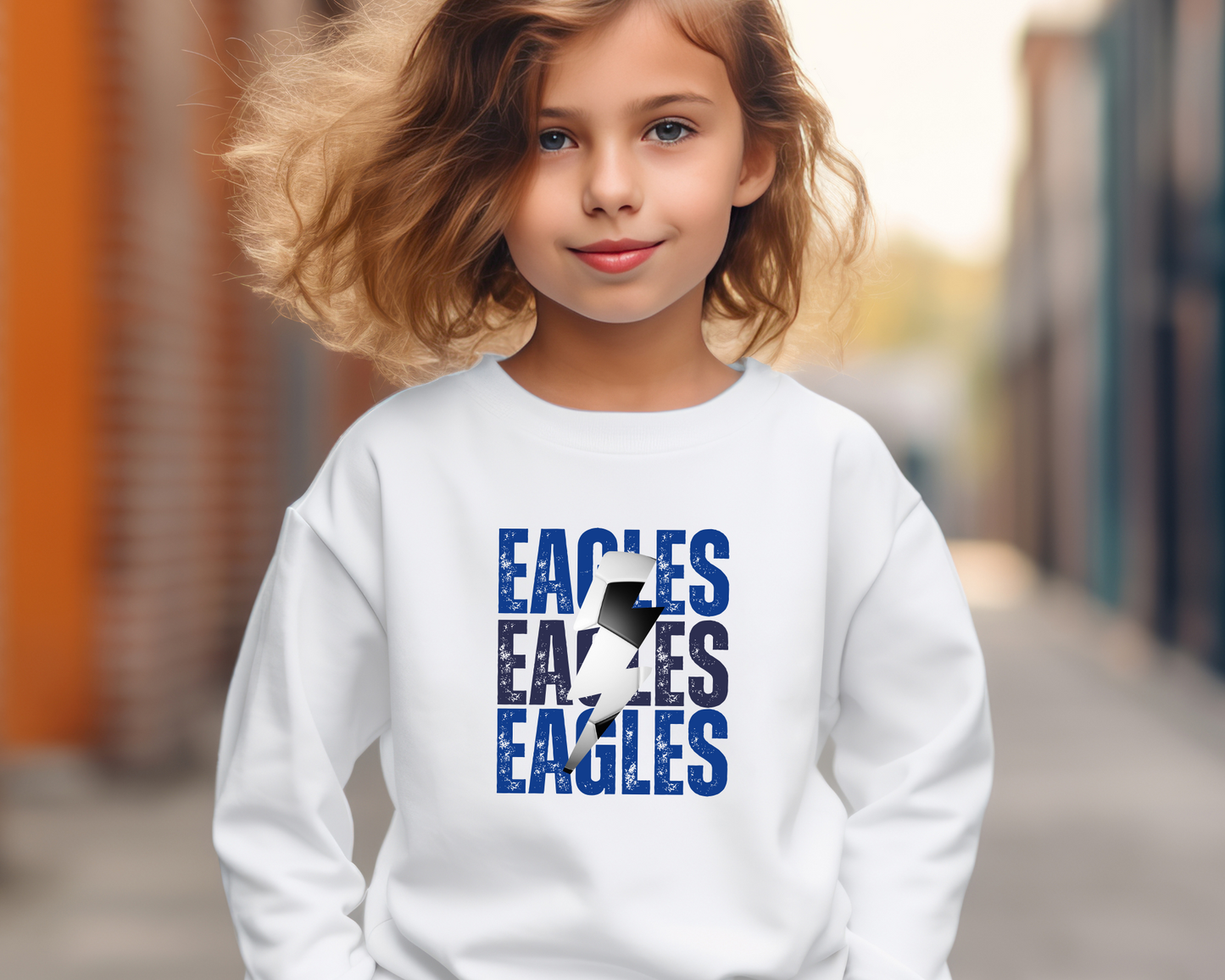 Custom Lightning Soccer Sweatshirt Youth Size