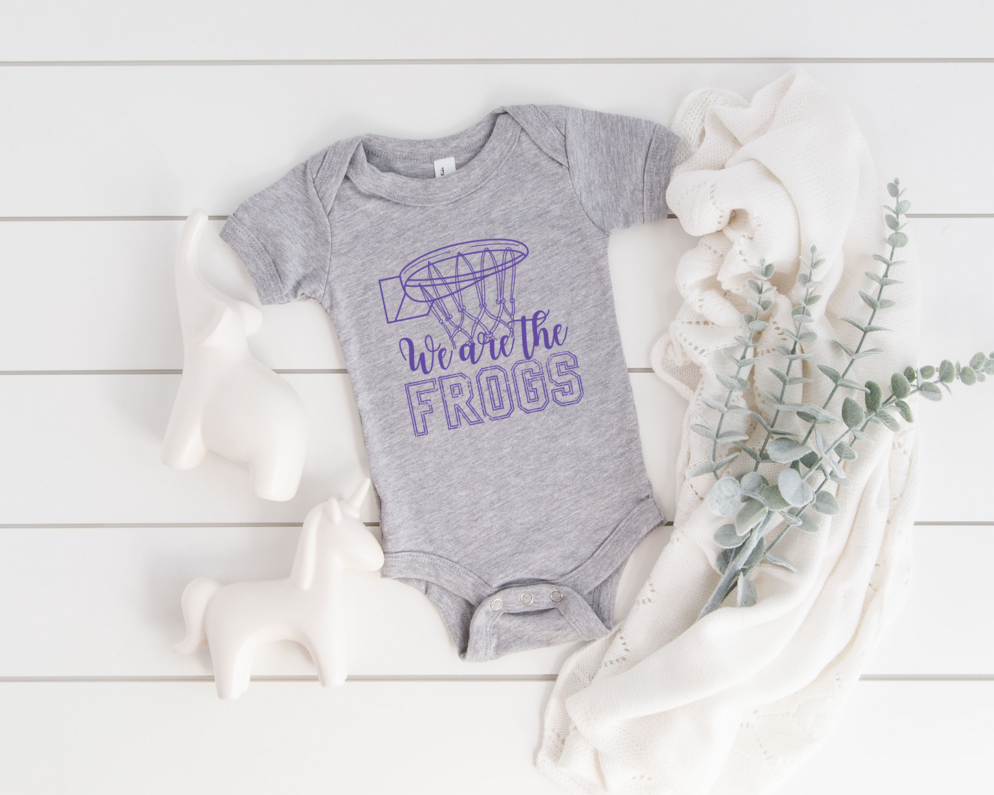 We Are The Team Personalized Baby Bodysuit