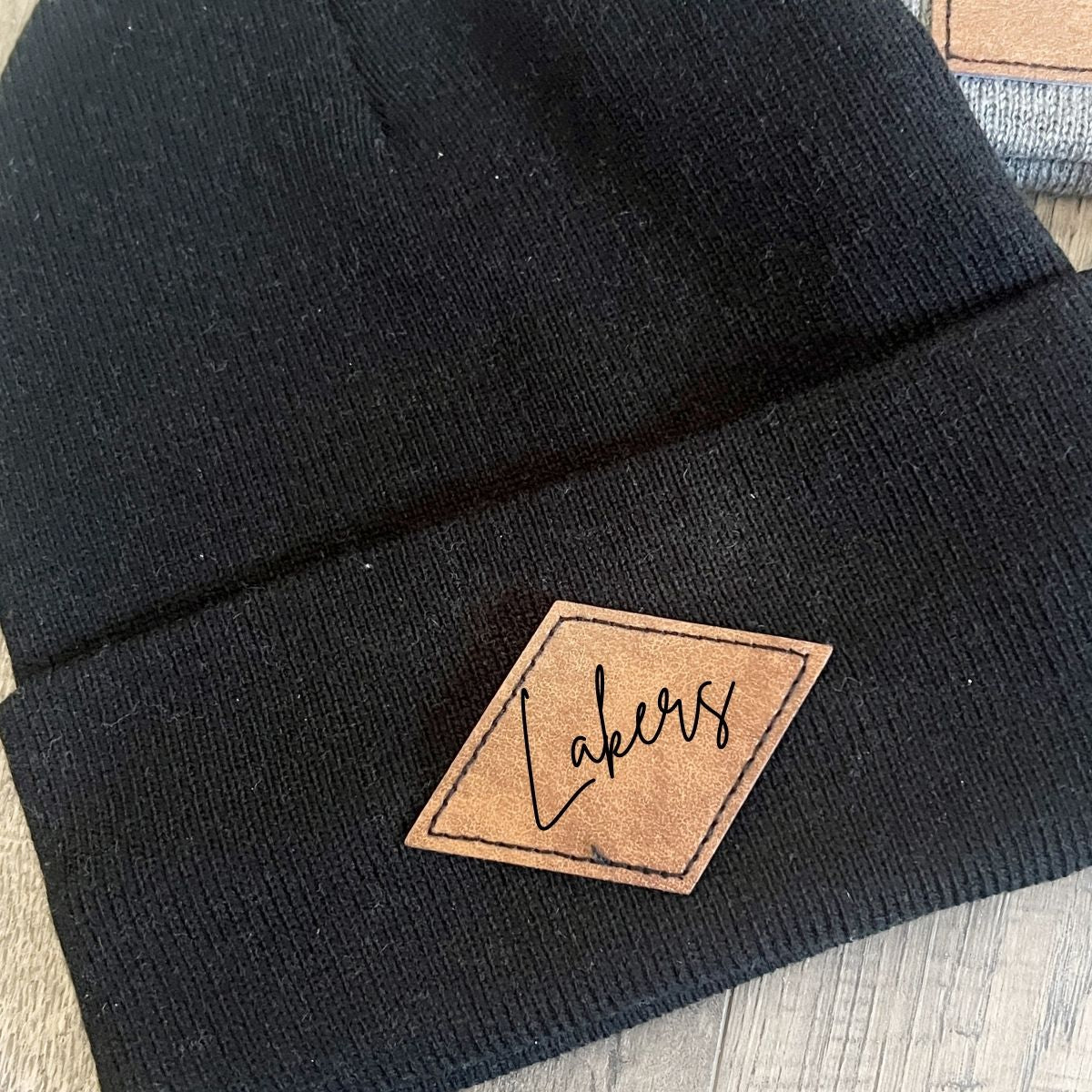 Custom Team Beanies with Leather Patches – Stylish and Warm Personalized Hats